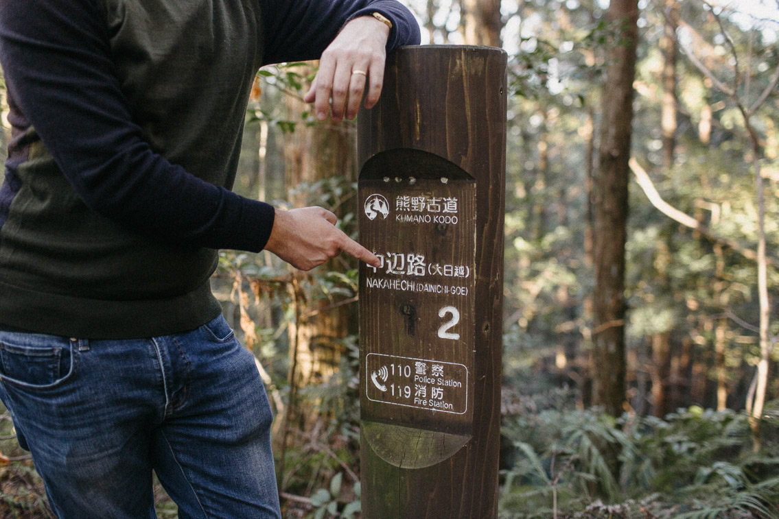 Kumano Kodo Nakahechi route Dainichi goe trail - The cat, you and us