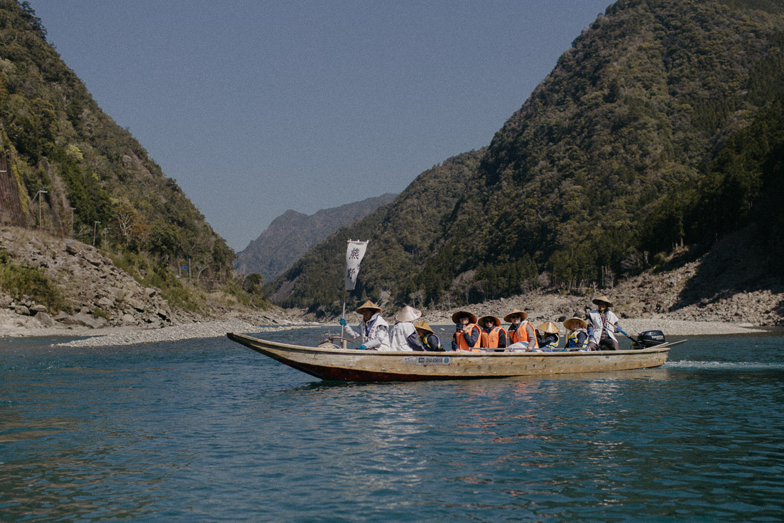 Kumano River Traditional Boat Tour - The cat, you and us