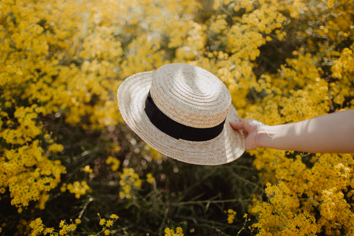 Delta del Llobregat straw hat - The cat, you and us