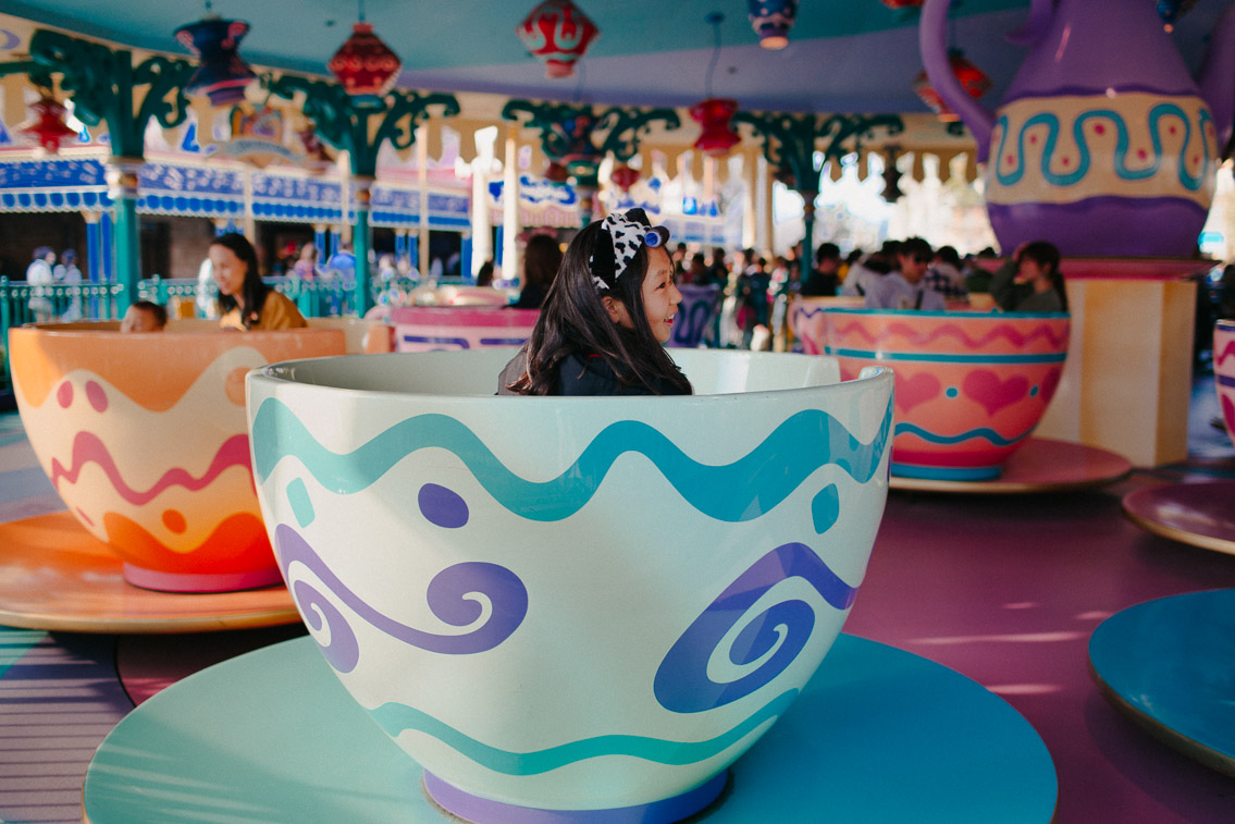 Tokyo Disneyland Alice's cups - The cat, you and us