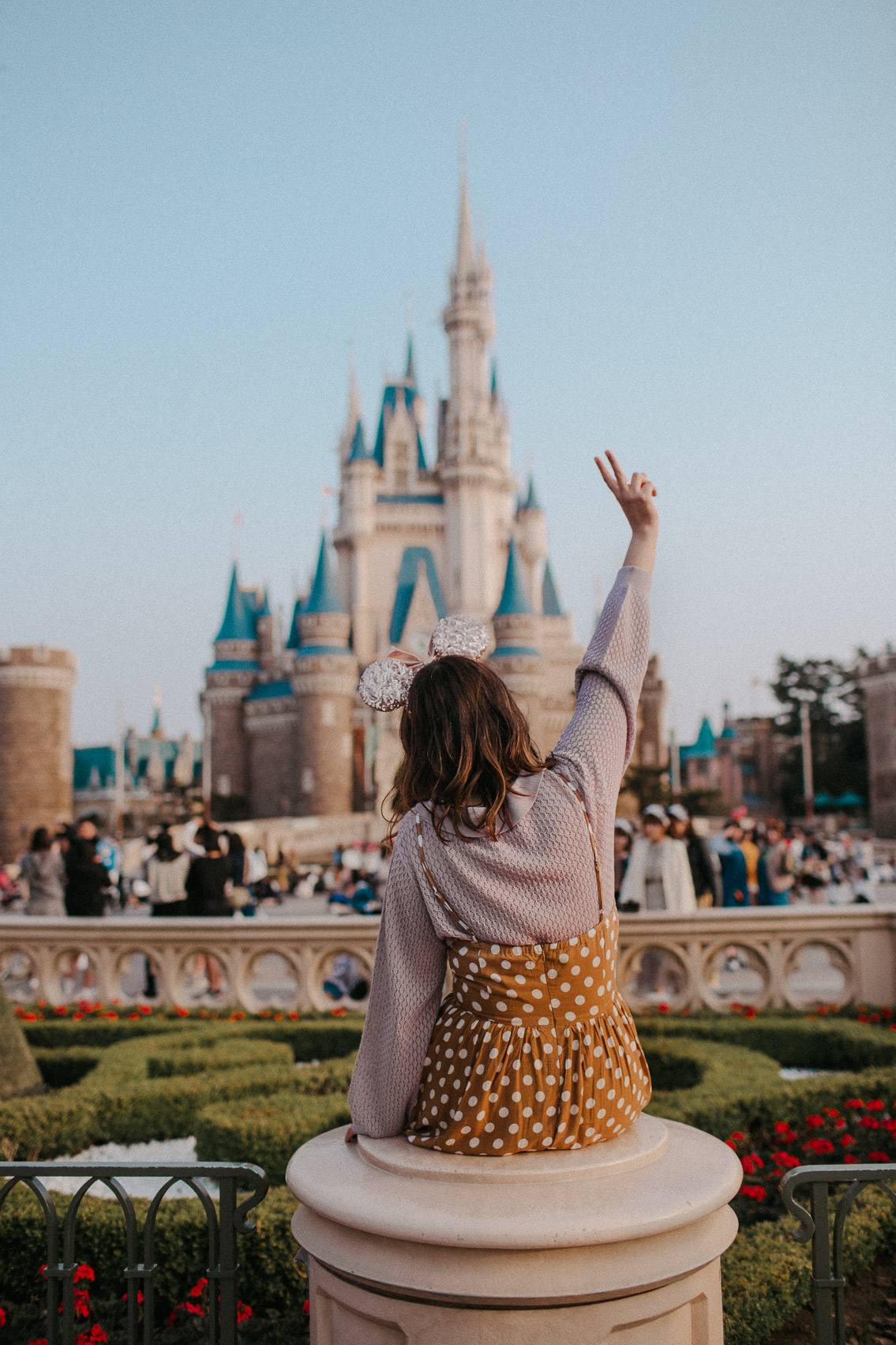 Tokyo Disneyland - The cat, you and us