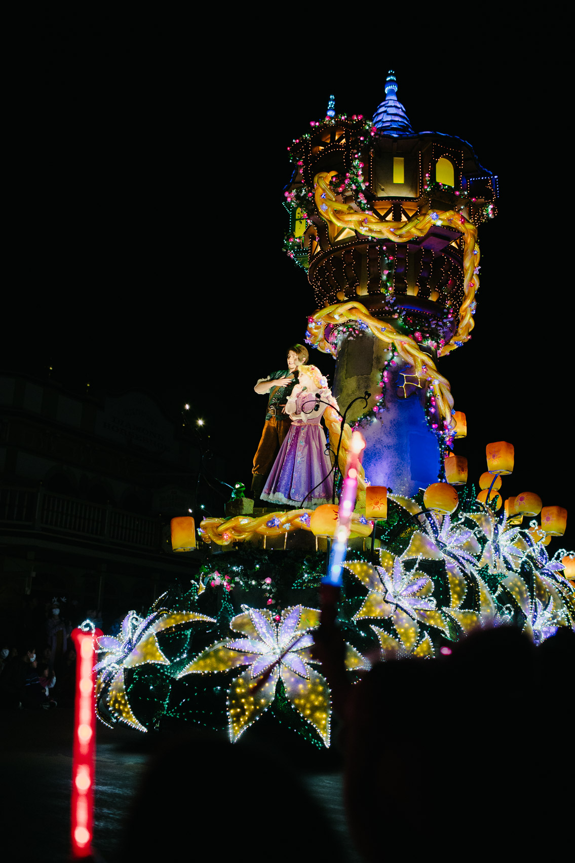 Tokyo Disneyland Electrical parade - The cat, you and us