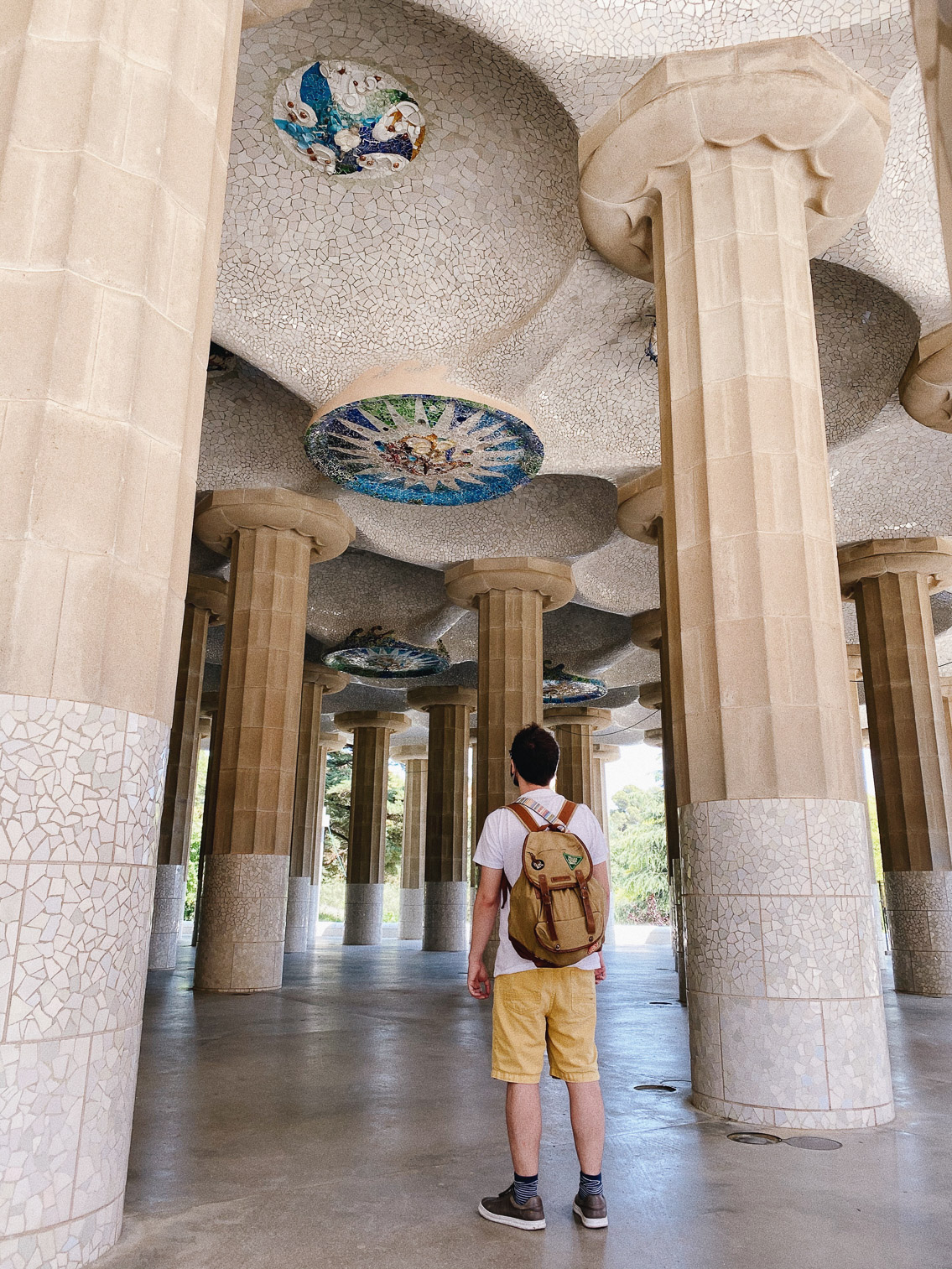 Park Guell Barcelona 2020 - The cat, you and us