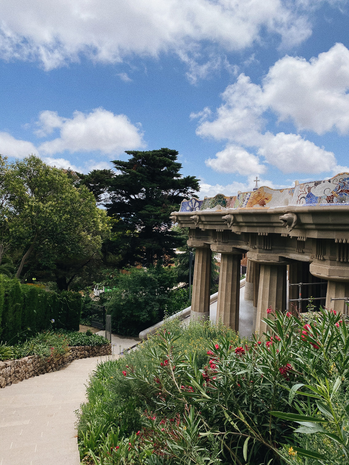 Park Guell Barcelona 2020 - The cat, you and us