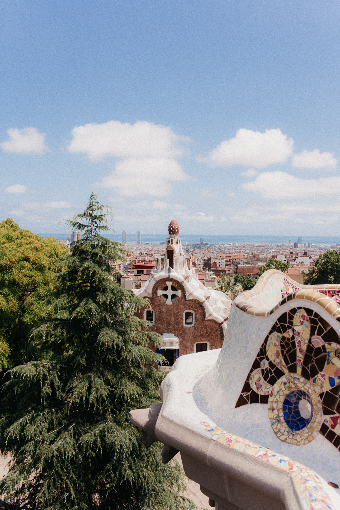 Park Guell Barcelona 2020 - The cat, you and us