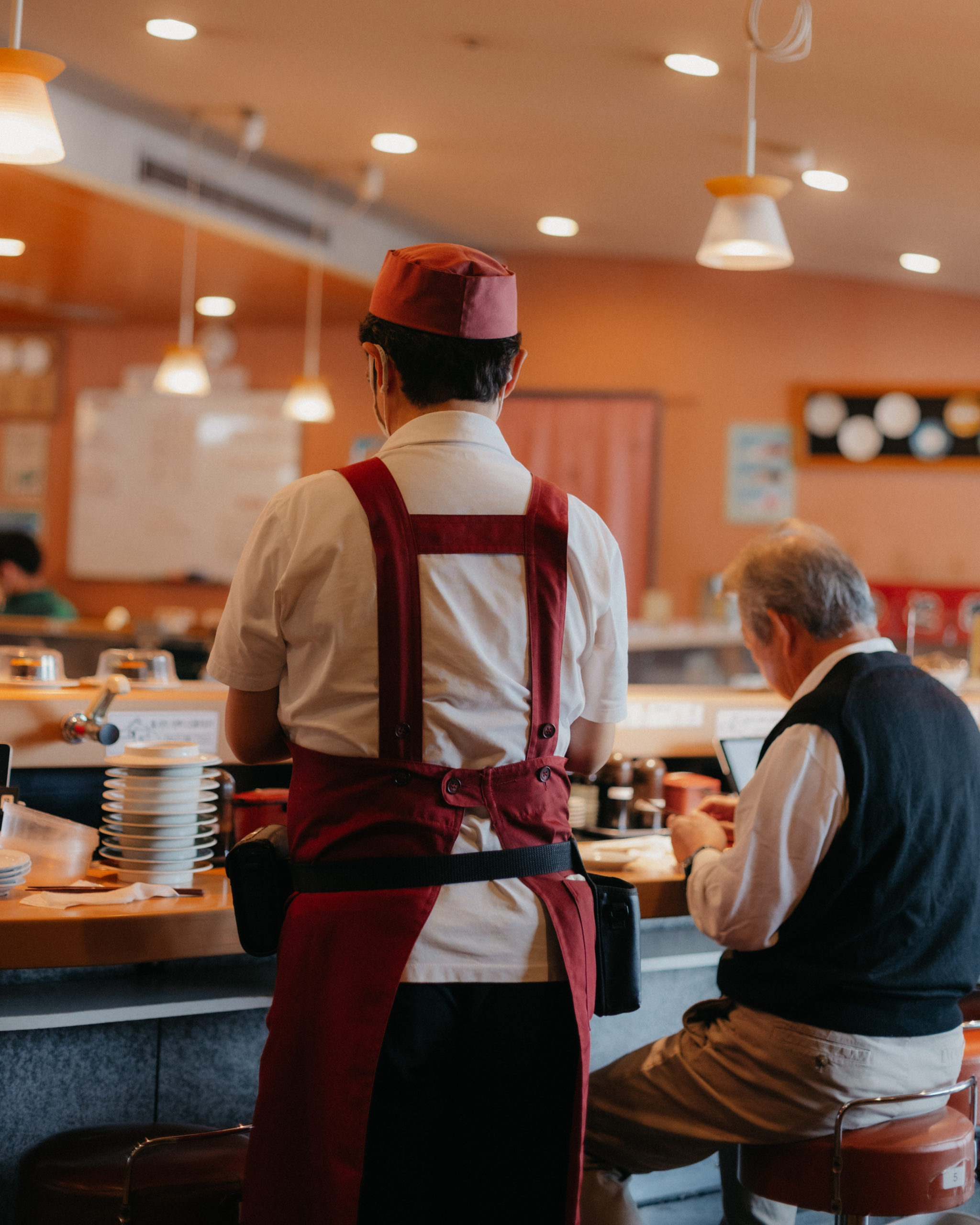 Karato Market Kaiten Sushi - The cat, you and us